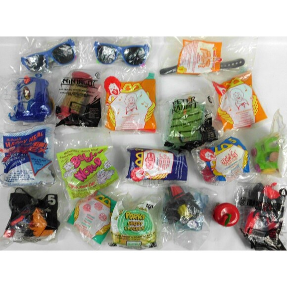 Vintage Mixed Lot of 19 McDonald’s Happy Meal Toys 1990s LPS Ronald Looney Tunes - Picture 1 of 6